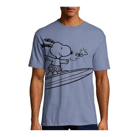 Playera Snoopy Talla G Estampado Snoopy Azul Walmart