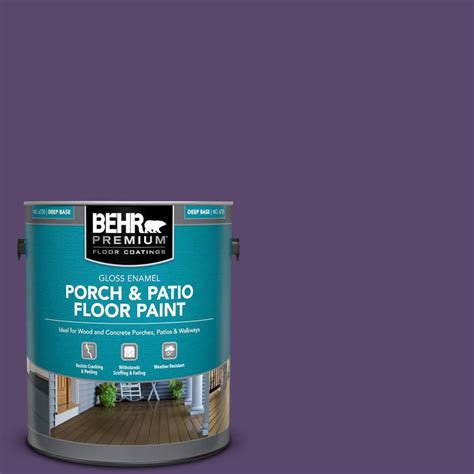 Behr Premium Gal P Proper Purple Gloss Enamel Interior