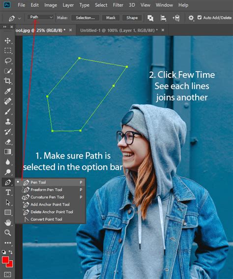 How to use Pen Tool in Photoshop - PSD Stack