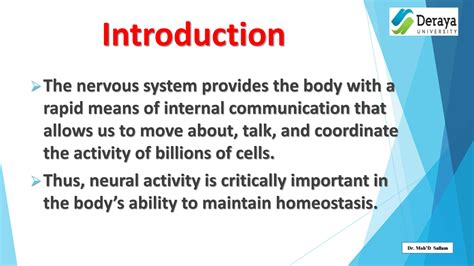 Solution Rd Lecture The Nervous System Structure And Control Of