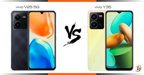 Compare Vivo V25 5G Vs Vivo Y35 Specs And Malaysia Price Phone Features