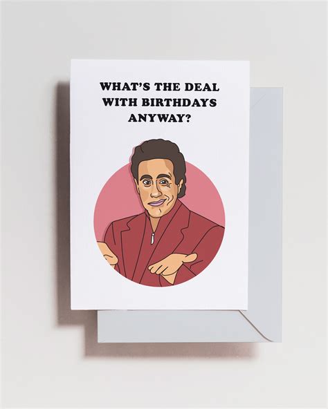 Jerry Seinfeld Birthday Card Birthday Cards Seinfeld Birthday Cards