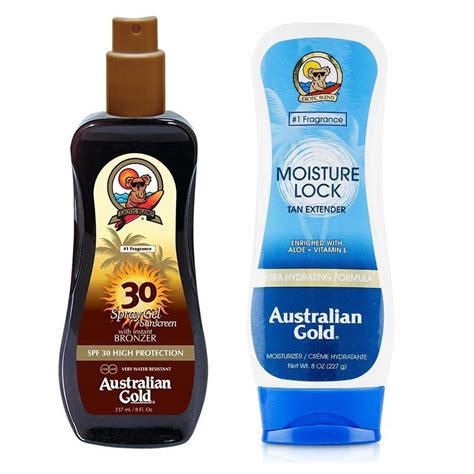 Set Lotiuni Pentru Si Dupa Plaja Australian Gold Spf 30 237 Ml