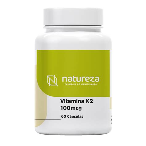 Vitamina K2 100mcg Farmácia Natureza