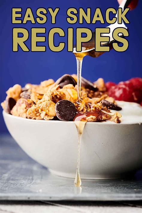 30 Easy Snack Recipes - Healthy, Gluten Free, & Vegan Options!