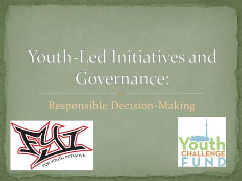 Ppt Youth Led Initiatives And Governance Powerpoint Presentation