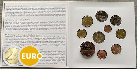 Serie De Euro Bu Fdc Eslovenia Monedas De Y Euros