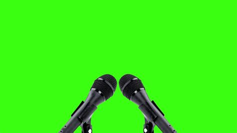 Green Screen Music Studio Microphone Green Screen Video Singi720p