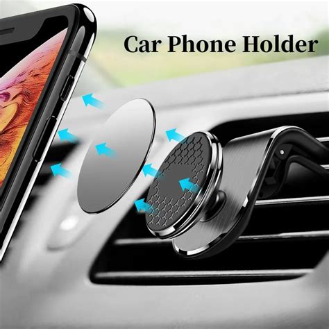 Support De T L Phone Magn Tique Pour Voiture Clip D A Ration Support De