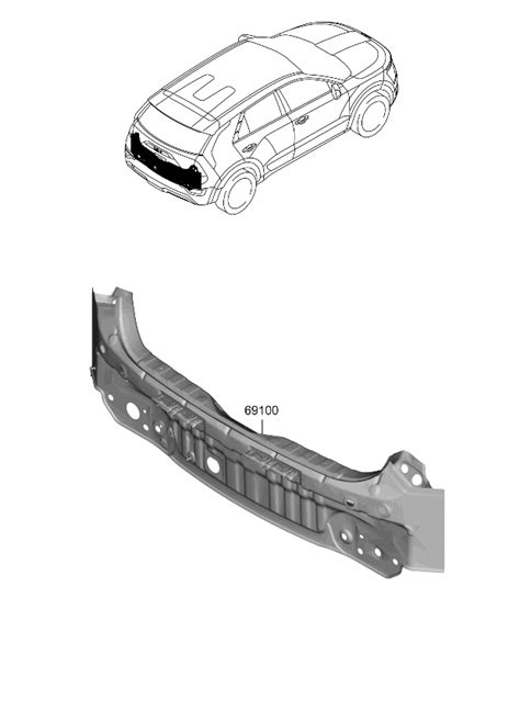 At Genuine Kia Panel Assy Back