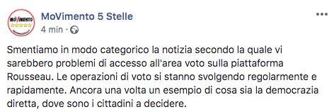 Rousseau Il Giorno Del Voto Sul Governo M S Pd Diretta Live News