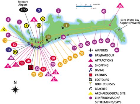 Grand Bahama Map