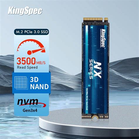 512 ГБ Внутренний SSD диск KingSpec NVMe M2 SSD 2280 NX 512 2280