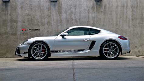 Porsche Cayman Gts 981 Silver Brixton Forged Rf7 Wheel Front