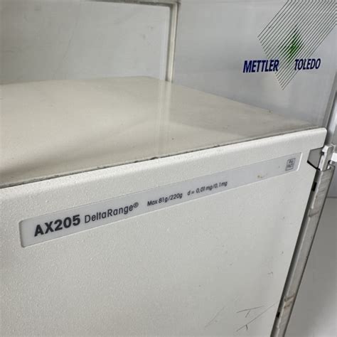 Mettler Toledo Ax Deltarange Analytical Balance Place X