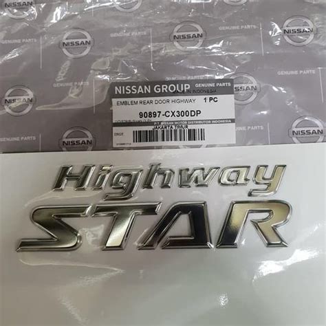 Jual Mobil Emblem Emblin Logo Highway Star Nissan Serena Nissan Grand