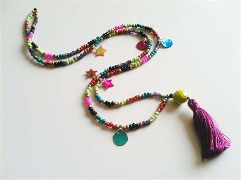 Nouvelle Collection D T Collier Long Compos De Perles De Rocaille