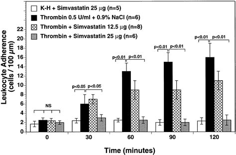 Simvastatin Inhibits Leukocyteendothelial Cell Interactions And