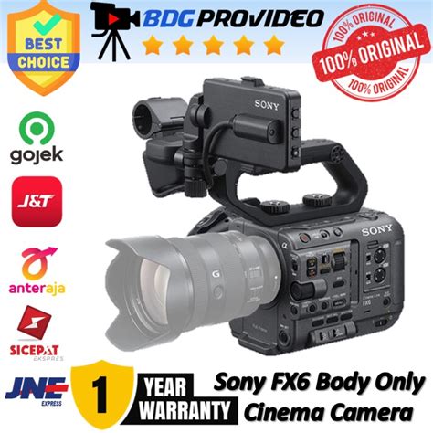 Jual Sony FX6 Full Frame Cinema Camera Body Only Shopee Indonesia