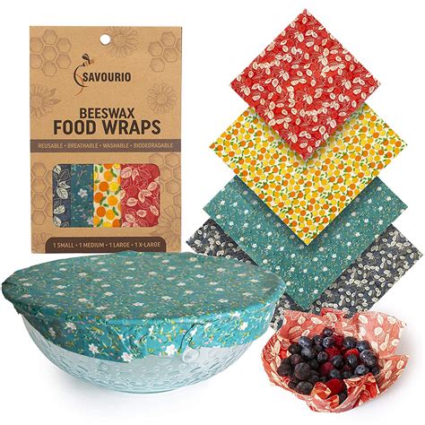 Savourio + Reusable Beeswax Food Wrap