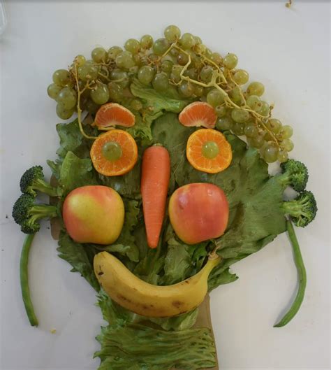 Food Faces Giuseppe Arcimboldo Inspired Year Primary School Art