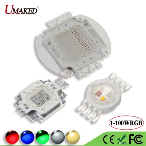 UMAKED High Power LED COB 30mil Light SMD Chips RGB RGBW RGBWW Color 1W