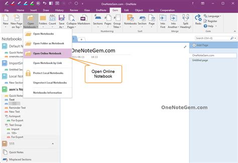 Exe How To Open The Notebook Shared From Other People Office Onenote Gem Add Ins