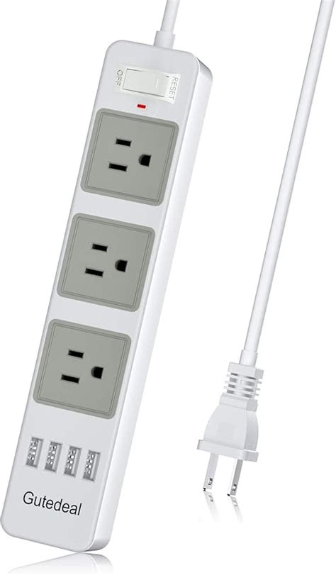 2 Prong Power Strip With Usb 2 Prong To 3 Prong Outlet