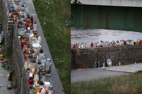 Kraków Mieszkańcy palą znicze w miejscu tragicznego wypadku przy