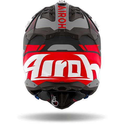 Casco Moto Cross Enduro Airoh Aviator Spin Rosso Opaco Vendita Online