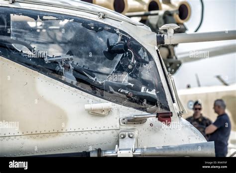 Military helicopter cockpit side view Stock Photo - Alamy