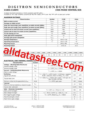 C A Datasheet Pdf Digitron Semiconductors