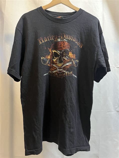 Vintage Y K Harley Davidson Jamaica Shirt Gem