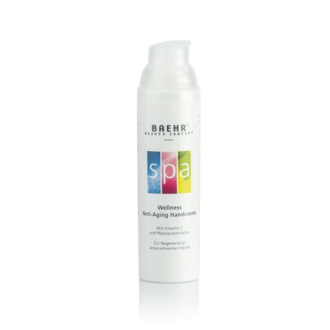 Baehr Beauty Concept Spa Wellness Anti Aging Handcreme Ml