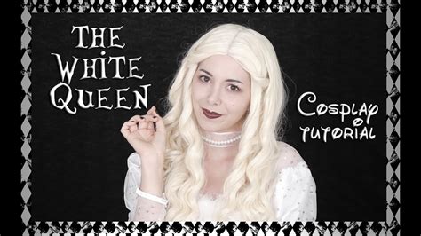 The White Queen Makeup Cosplay Tutorial Alice Through The Looking