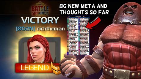 Is It All About The Meta Options Counters Early Matches Of Bg S4 Marvel Contest Of