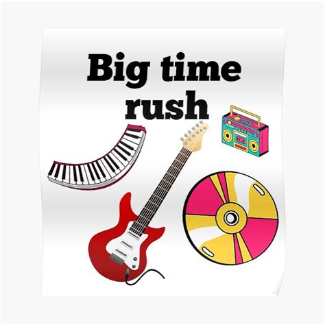 "Big time rush Logo Retro" Poster for Sale by ArteJuanca | Redbubble