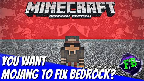 Minecraft Bedrock Is Broken Can WE Fix It YouTube