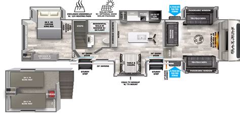 Salem Hemisphere Fifth Wheels 378FL Forest River RV