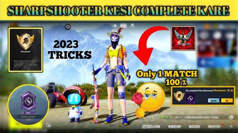 Easy Way To Complete SHARP SHOOTER Achievement Title In BGMI And