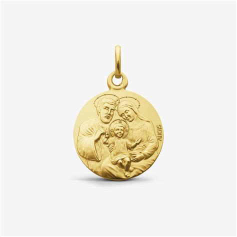 Médaille Sainte Famille Or Jaune 18mm Augis Site Officiel