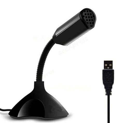 Microfone De Mesa Usb - Microfone de Mesa USB M306 Tomate