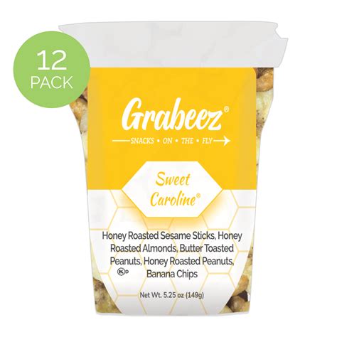 Sweet Caroline – 12 pack, 5.25oz each Grabeez Snack Cups – Truly Good Foods