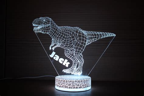 Custom Trex Gift T-rex Dinosaurs Trex 3D Night Lamp 3D Night Light