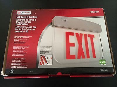 Exit Signs Led Edge Lit