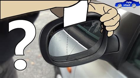 Replace A Side View Mirror Glass Without Damaging Anything Youtube