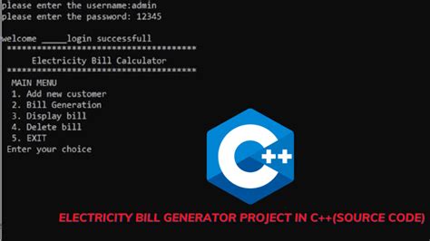 Electricity Bill Generator Project In C Source Code