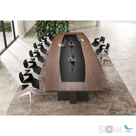 Alea Oasi Conference Table Boat Shape Sioen Furniture