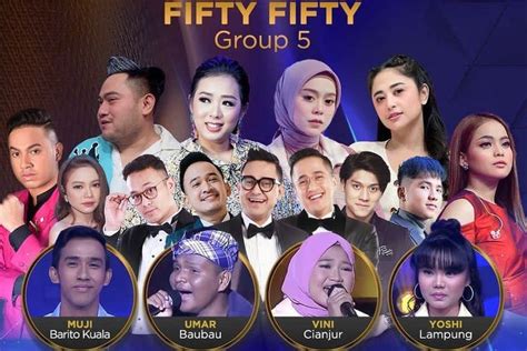 UPDATE HASIL D Academy 5 Tadi Malam Indosiar Babak Fifty Fifty Grup 5