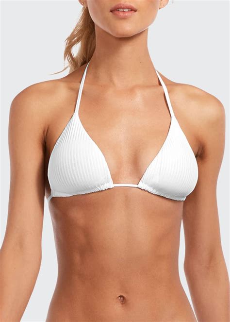 Vitamin A Gia Reversible Metallic Triangle Bikini Top Bergdorf Goodman